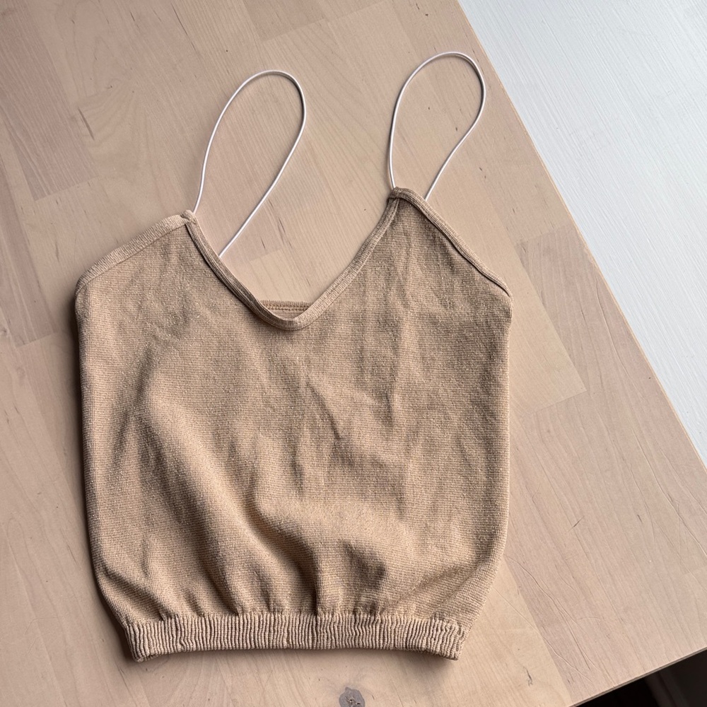Free People Tan Camisole Top